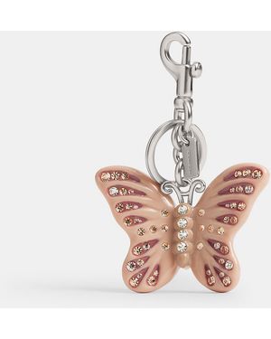 COACH Butterfly Bag Charm - White