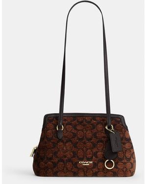 COACH Elise Shoulder Bag - Brown