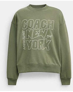 Coach sweater sale hotsell