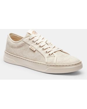 COACH Canvas Sneaker - Natural