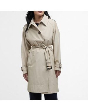 Barbour Maia Cotton-Blend Gabardine Jacket - Natural
