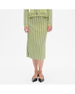 Baum und Pferdgarten Cilia Knitted Midi Skirt - Green