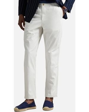 Polo Ralph Lauren Flat Front Prepster Twill Chinos - White
