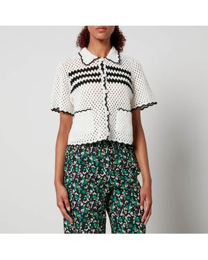 Baum und Pferdgarten Cayley Crocheted Cotton Top - White