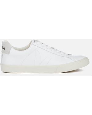 Veja Esplar Leather Trainers - White