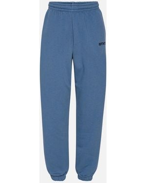 ROTATE SUNDAY Heavy Cotton-Jersey Joggers - Blue