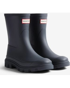 HUNTER Downpour Rubber Wellies - Black