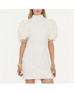 ROTATE BIRGER CHRISTENSEN Embellished Mini Dress - White