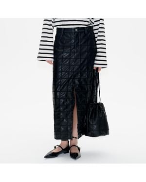 Baum und Pferdgarten Sascha Faux Leather Skirt - Black