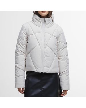 Barbour Rowen Quilted Shell Jacket - Grey