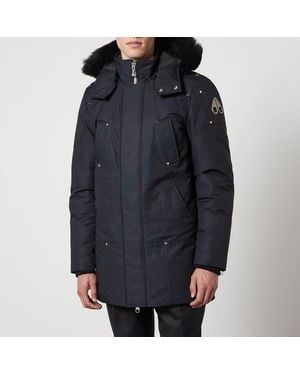 Moose Knuckles Original Stirling Cotton And Nylon-Blend Parka Jacket - Black