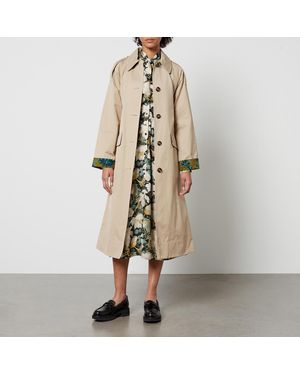 Barbour X House of Hackney Queensbridge Gabardine Coat - Natural