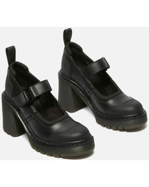 ★【DR. MARTENS】 Eviee Tech Strap Mary Jane Heeled Shoes★ Dr. Martens Women's Eviee Tech Strap Mary Jane Heeled Shoes