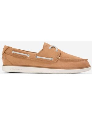 Cole Haan Men's Grandprø Windward Boat Shoes - Brown