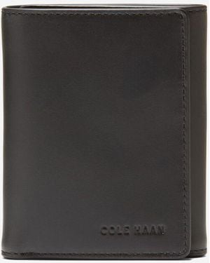 Cole Haan Men's Leather Trifold Wallet - Black
