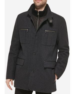 Cole Haan Men's Car Coat - Black