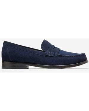 Cole Haan Women's Lana Lux Remastered Penny Loafers - Blue