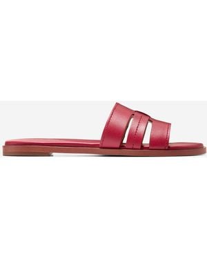 Cole Haan Women's Flynn Slotted Slides - Red