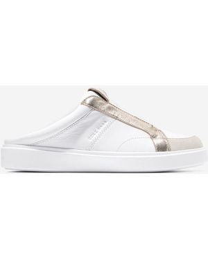Cole Haan Women's Grand Crosscourt Coaster Mule Sneakers - White