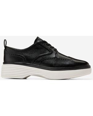 Cole Haan Women's Øriginalgrand City Platform Wingtip Oxfords - Black