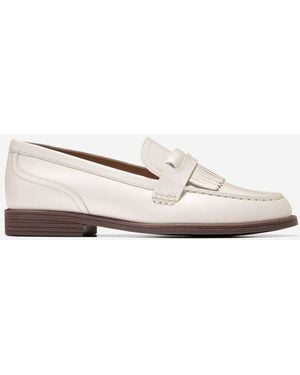 Cole Haan Women's Stassi Kiltie Loafers - Natural