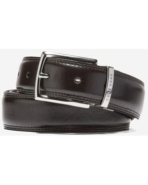 Cole Haan Men's Classic Reversible Leather Belt - Black