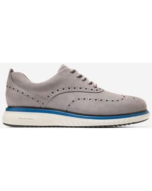 Cole Haan Men's Zerøgrand Eon Wingtip Oxfords - Gray