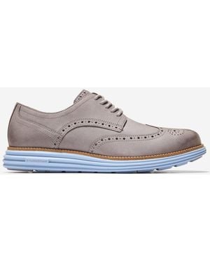 Cole Haan Men's Øriginalgrand Remastered Wingtip Oxfords - Gray
