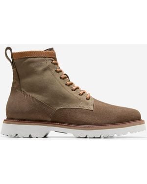 Cole Haan Men's American Classics Plain Toe Waterproof Boots - Brown
