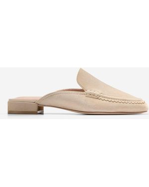 Cole Haan Women's Pollina Scalloped Mules - Natural