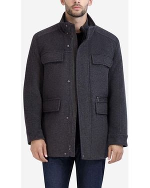 Cole Haan Men's Multipocket Field Coat - Gray