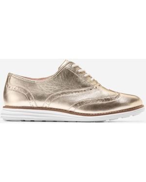 Cole Haan Women's Øriginalgrand Wingtip Oxfords - White
