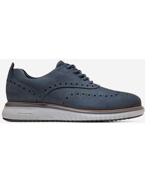 Cole Haan Men's Zerøgrand Eon Wingtip Oxfords - Blue