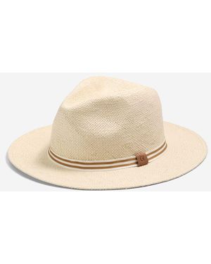 Cole Haan Women's Straw Fedora - Natural