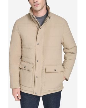 Cole Haan Men's Stretch Quilted Jacket - Natural