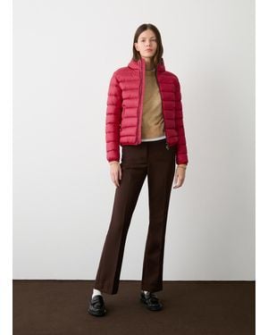 Colmar Piumino Corto Con Cappuccio Fisso, Colore Rebel, Taglia - Rosso