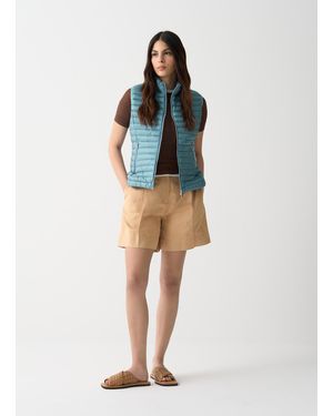 Colmar Doudoune Sans Manches Matelassée Garnie De Duvet, Couleur Venere, Taille - Bleu