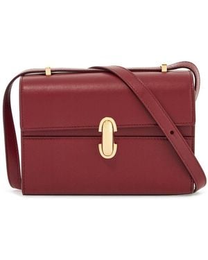 SAVETTE Symmetry 19 Leather Bag - Red