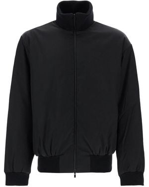 Fear Of God Nylon Bomber With High Collar - Black