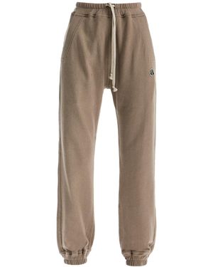 Moncler Cotton Knit Joggers For Comfortable - Brown