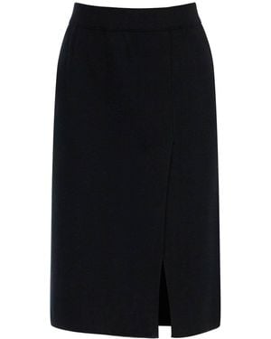 Mrz Knitted Pencil Skirt - Black