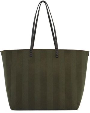 Fendi Reversible Roll Large Shopping Bag - Green