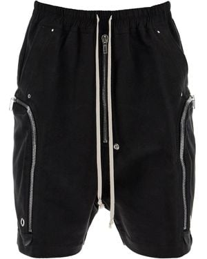 Rick Owens Cargo Pocket Shorts - Black