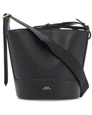 A.P.C. Ana Bucket Bag - Black