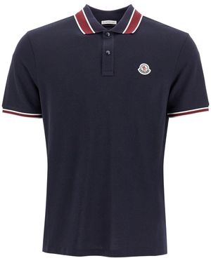 Maglia polo manica corta moncler hotsell
