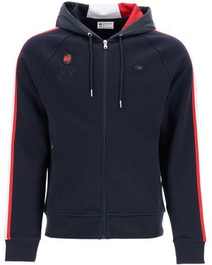 Eden Park Zip Hoodie Cotton Polyester - Blue