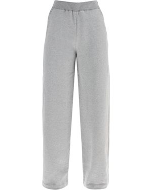 Miu Miu Flared Jogger Trousers - Grey