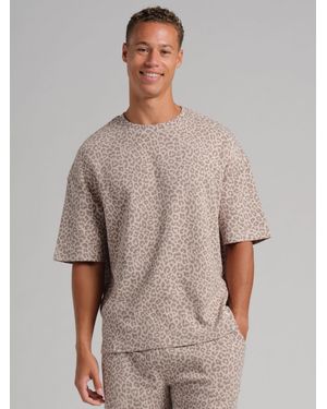 Comfrt Waffle Lounge Tee Shirt - Gray