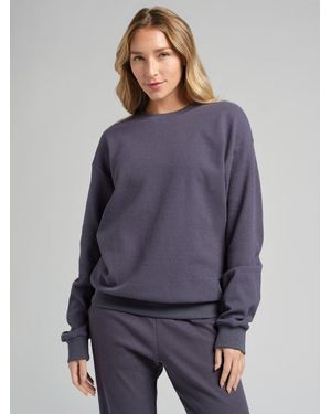 Comfrt Waffle Lounge Long Sleeve - Blue