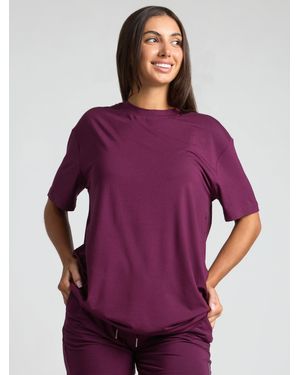 Comfrt Cloud Lounge Tee Shirt - Purple